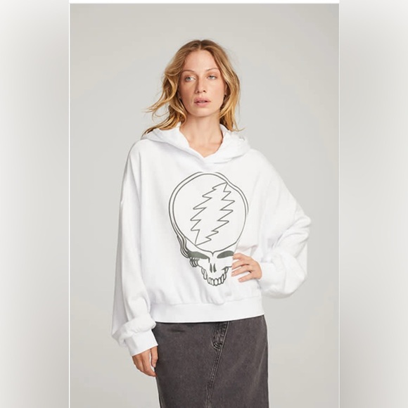 Chaser Tops - CHASER GD Steal Your Face Hoodie SZ SM NWT